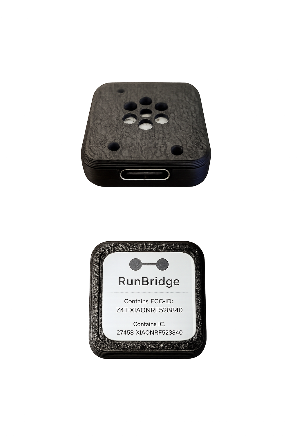 RunBridge device — Bluetooth treadmill to Garmin footpod bridge